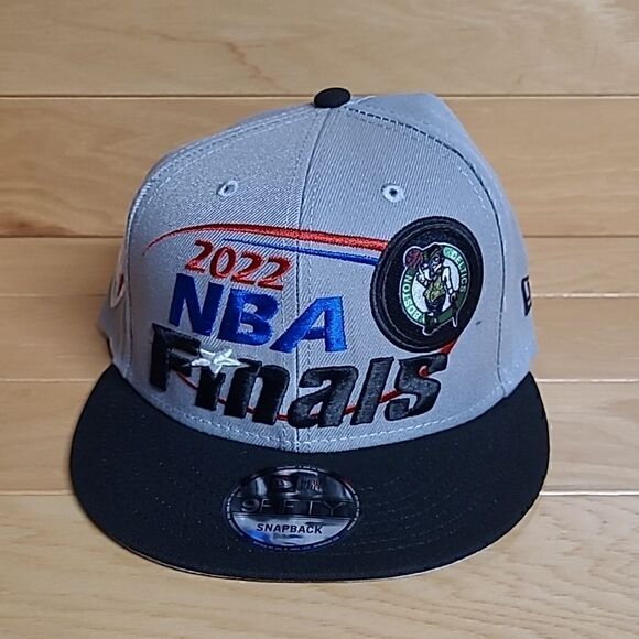 Boston Celtics New Era 9Fifty 2022 NBA Finals Snapback Hat Cap Patch Logo - Picture 7 of 10